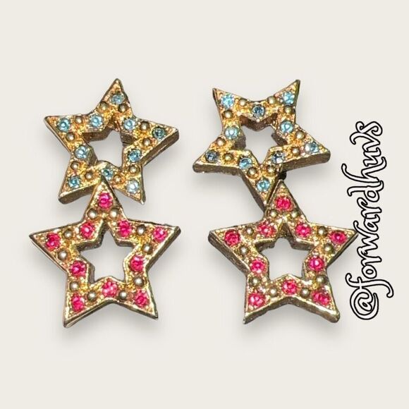 Bundle 3 for $15 Starry Night Rhinestone Earrings Set - Picture 1 of 7